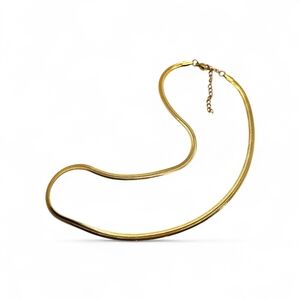 Elegant Gold Snake Chain Necklace
